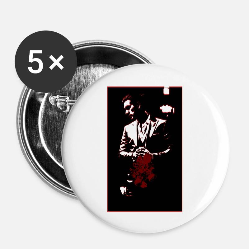 romeo_on.point - Buttons large 2.2''/56 mm (5-pack) - white