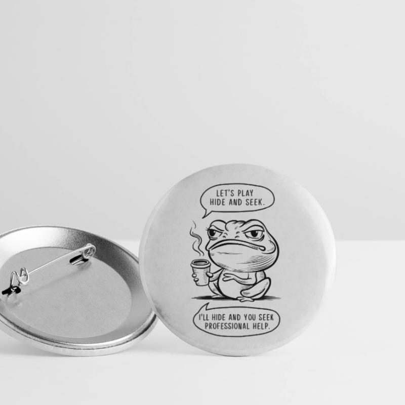 Cache-cache Lot de 5 grands badges (56 mm)