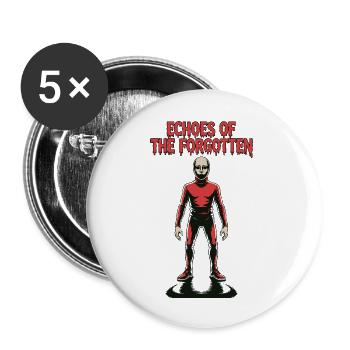 Echoes of the Forgotten – Düsteres Horror-Design - Buttons groß 56 mm (5er Pack) - Weiß - Vorne