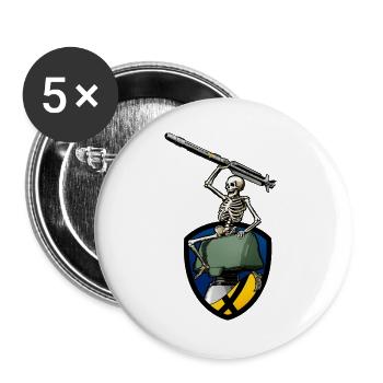 Irish Tea - Buttons large 2.2''/56 mm (5-pack) - white - Front