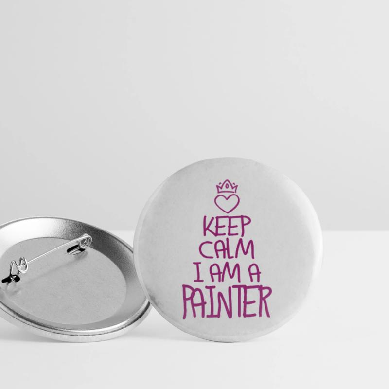Keep Calm Painter Cool Painter Gift Buttons large 2.2''/56 mm (5-pack)