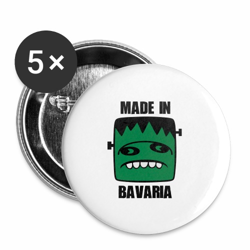 Fonster made in Bavaria - Buttons groß 56 mm (5er Pack)