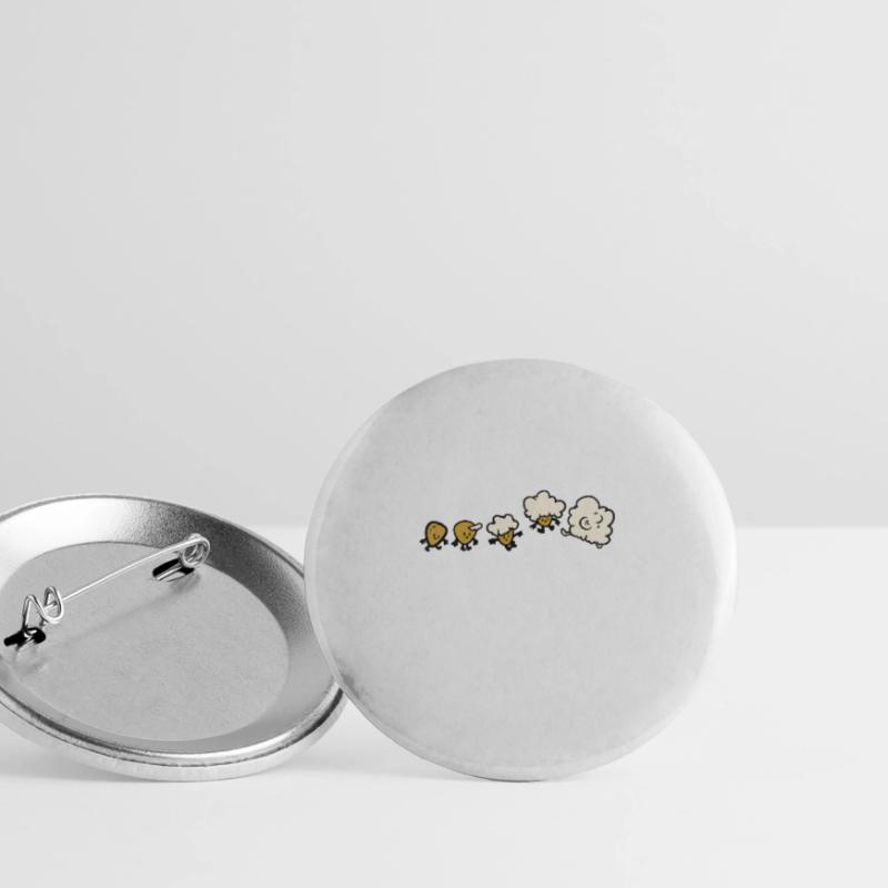 Popcorn Evolution Buttons groß 56 mm (5er Pack)