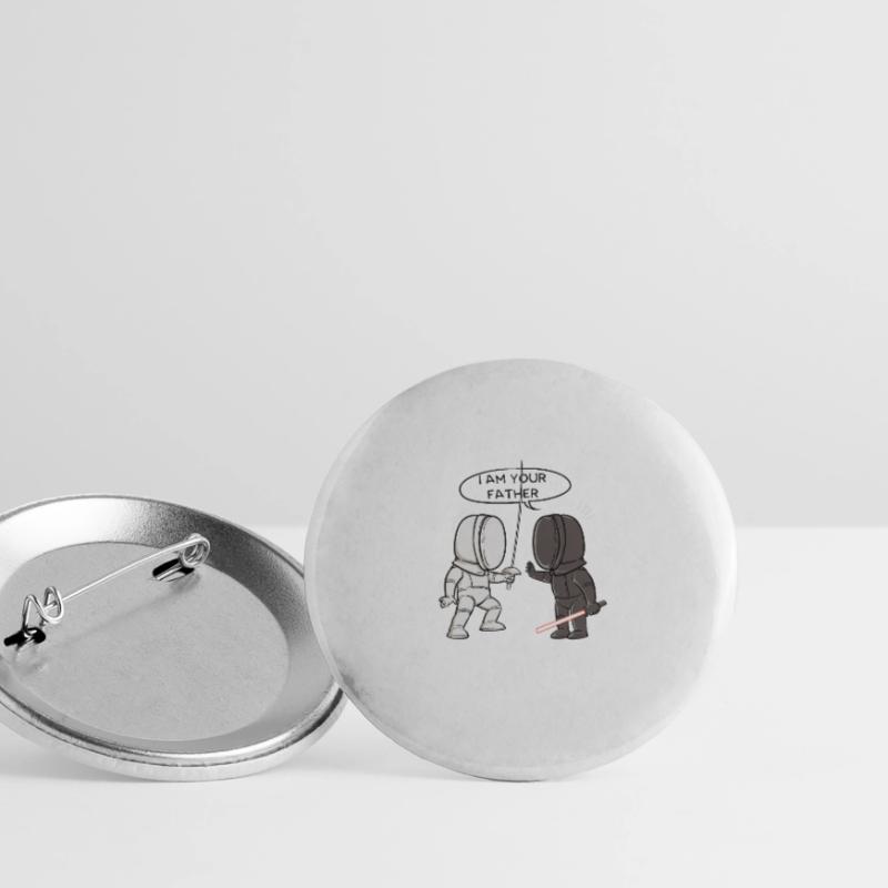 Escrime escrime épée épée épée épée sabre Lot de 5 grands badges (56 mm)