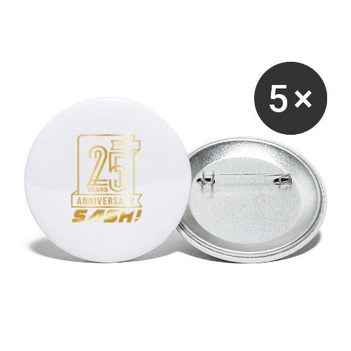 SASH! 25 Years Annyversary - Buttons large 2.2''/56 mm (5-pack)