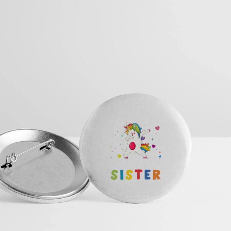 wird große Schwester unciron sein Buttons groß 56 mm (5er Pack)