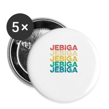 jebiga roast yugoslavia saying Balkan Yugo - Buttons large 2.2''/56 mm (5-pack) - white - Front