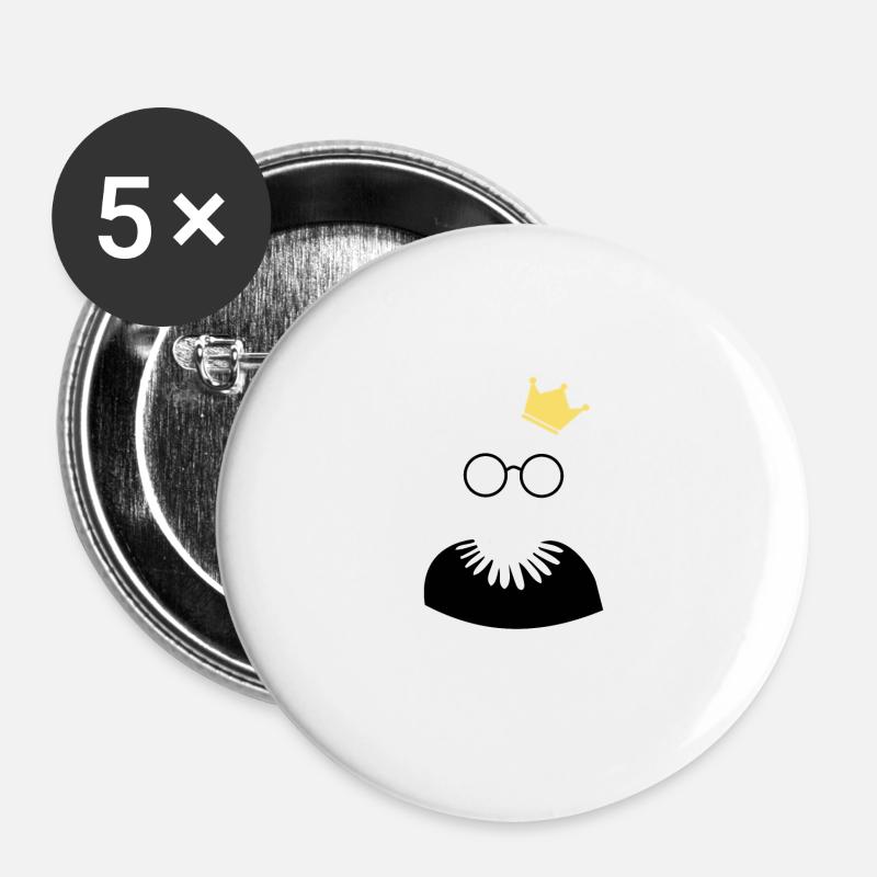 Ruth Bader Ginsberg Notorious RBG gift dissent - Buttons large 2.2''/56 mm (5-pack) - white