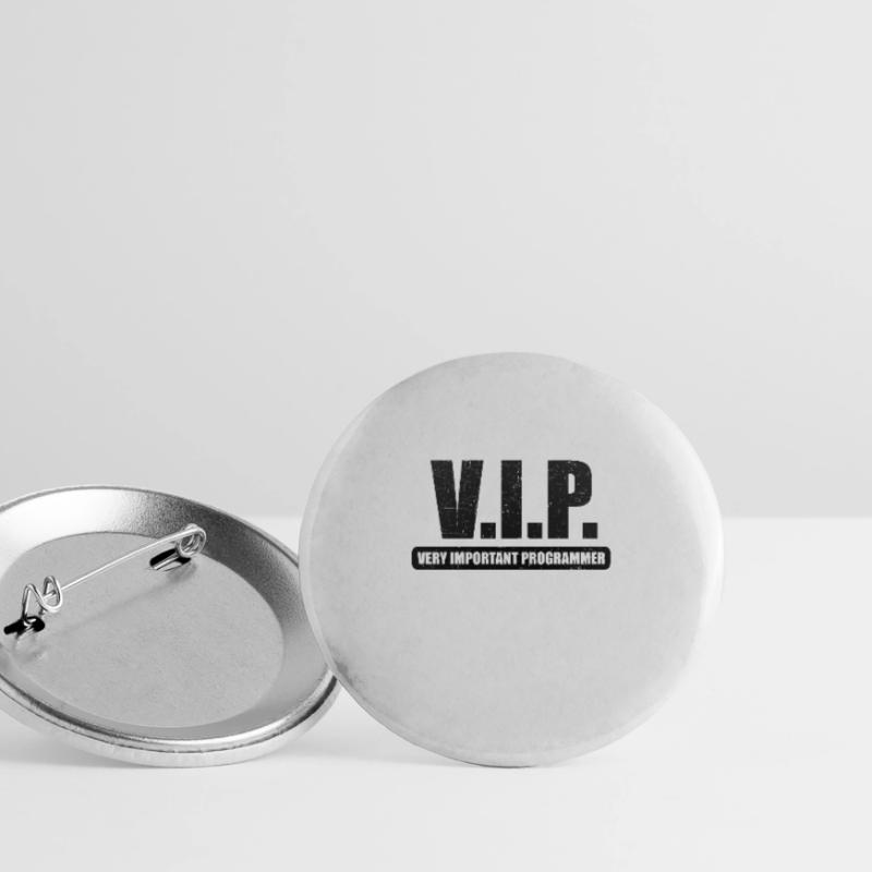 VIP VIP very important programmer Linux IT Buttons large 2.2''/56 mm (5-pack)