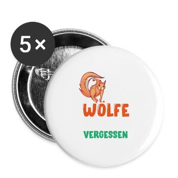 Wikinger Germanen Runen Nordische Mythologie - Buttons groß 56 mm (5er Pack) - Weiß - Vorne