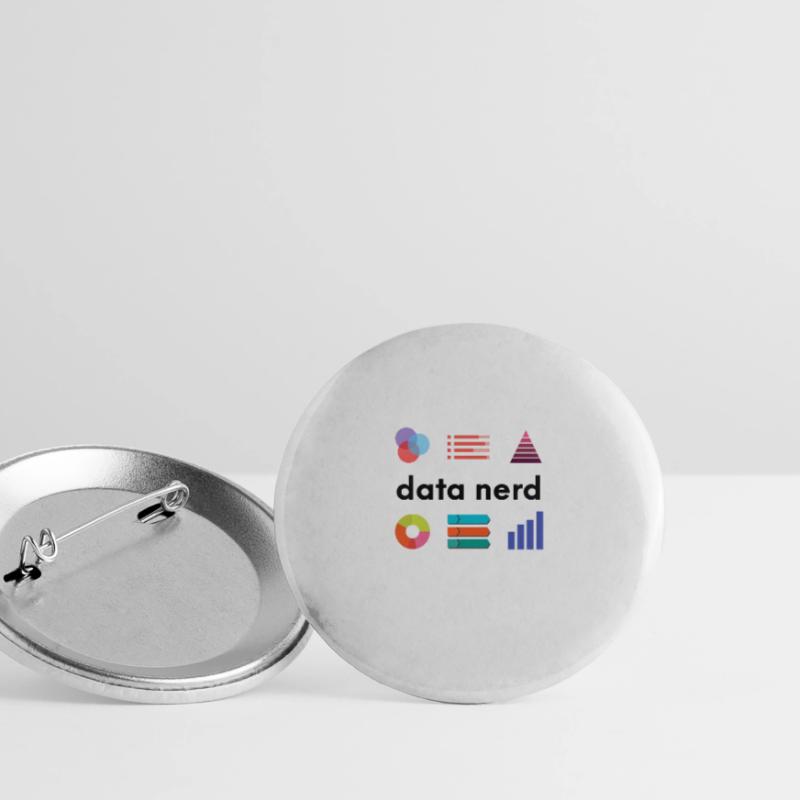 Data Nerd - Data Analyst Data Scientist - Data Buttons large 2.2''/56 mm (5-pack)