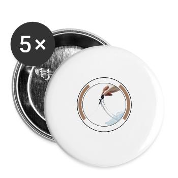 Leash Shears Hand Dog Grooming Unique Pet Care T - Buttons large 2.2''/56 mm (5-pack) - white - Front