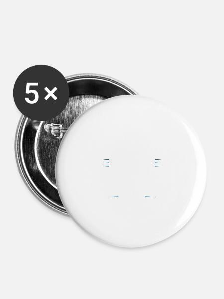 Cooking Crew - Buttons groß 56 mm (5er Pack) - Weiß