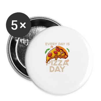 Day - Buttons large 2.2''/56 mm (5-pack) - white - Front