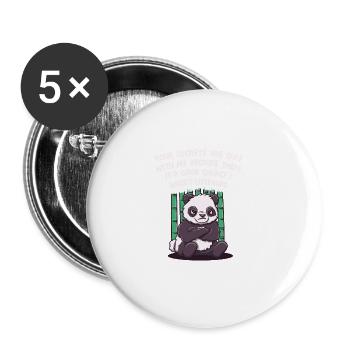 Geheimnisse sind in Sicherheit mit mir. Ich habe n - Buttons groß 56 mm (5er Pack) - Weiß - Vorne
