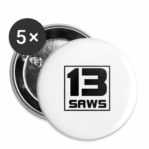 13 Logo SAWS - Przypinka duża 56 mm (pakiet 5 szt.)
