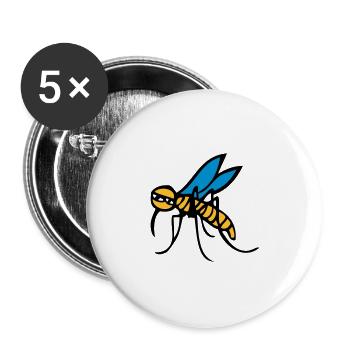 mosquito 2405 - Buttons large 2.2''/56 mm (5-pack) - white - Front