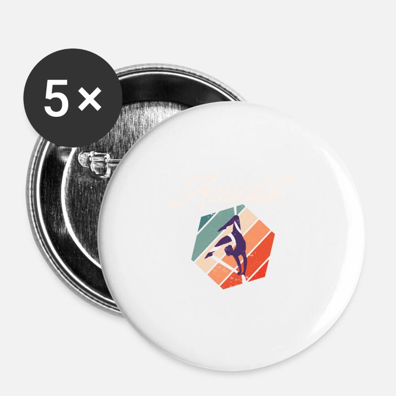 Aerial Silks Dancer Aerialist Air Silk - Buttons large 2.2''/56 mm (5-pack) - white