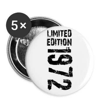 Limited edition 1972 - Buttons groß 56 mm (5er Pack) - Weiß - Vorne