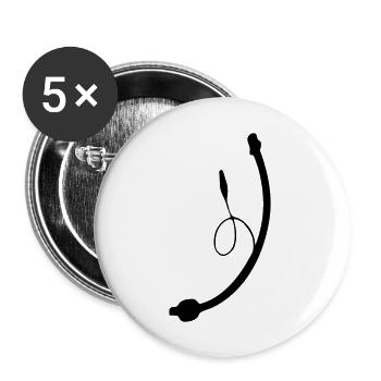 Endotracheal tube - Intubation - - Buttons large 2.2''/56 mm (5-pack) - white - Front