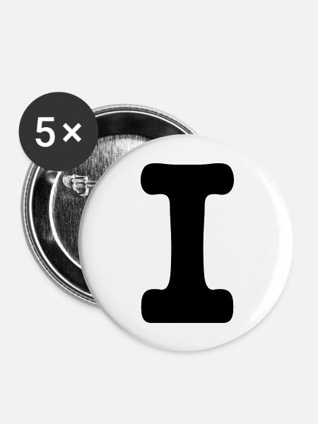 i - Buttons groß 56 mm (5er Pack) - Weiß