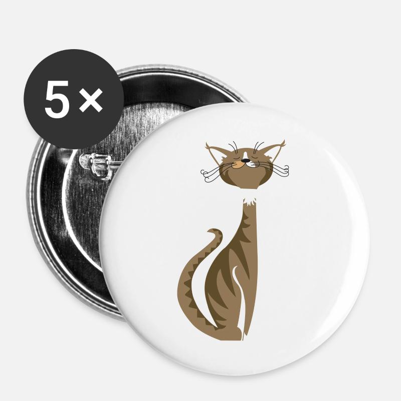 Molly Sue - Buttons large 2.2''/56 mm (5-pack) - white