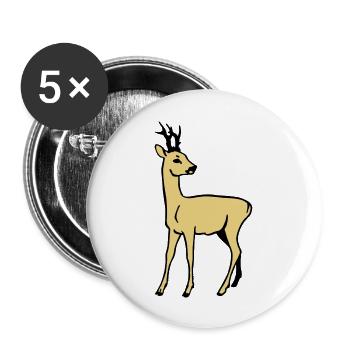Roe - Buttons large 2.2''/56 mm (5-pack) - white - Front