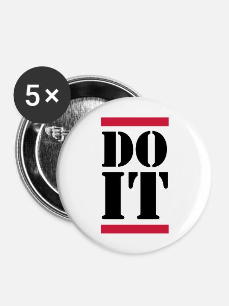 Do It - Buttons groß 56 mm (5er Pack) - Weiß