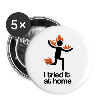 i tried it at home - Buttons large 2.2''/56 mm (5-pack) - white - Front