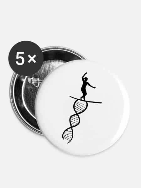 Slackline Tricklining Geschenk Slackliner - Buttons groß 56 mm (5er Pack) - Weiß