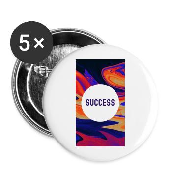 Success Motivation: Explore Your Drive and Achieve - Buttons large 2.2''/56 mm (5-pack) - white - Front