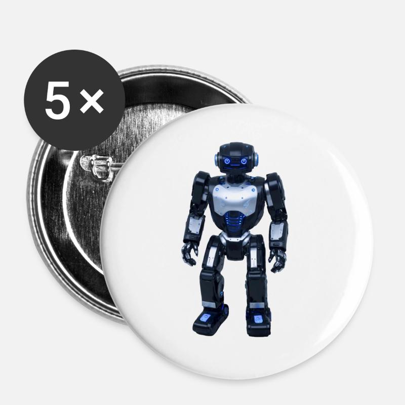 Robot - Buttons large 2.2''/56 mm (5-pack) - white