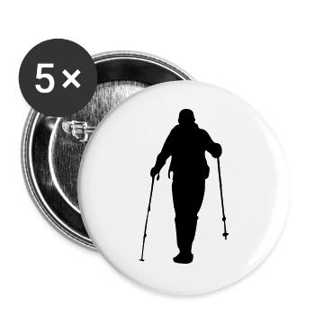 Wander - Buttons large 2.2''/56 mm (5-pack) - white - Front