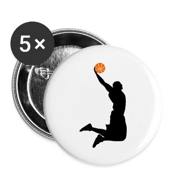super dunk - Buttons large 2.2''/56 mm (5-pack) - white - Front