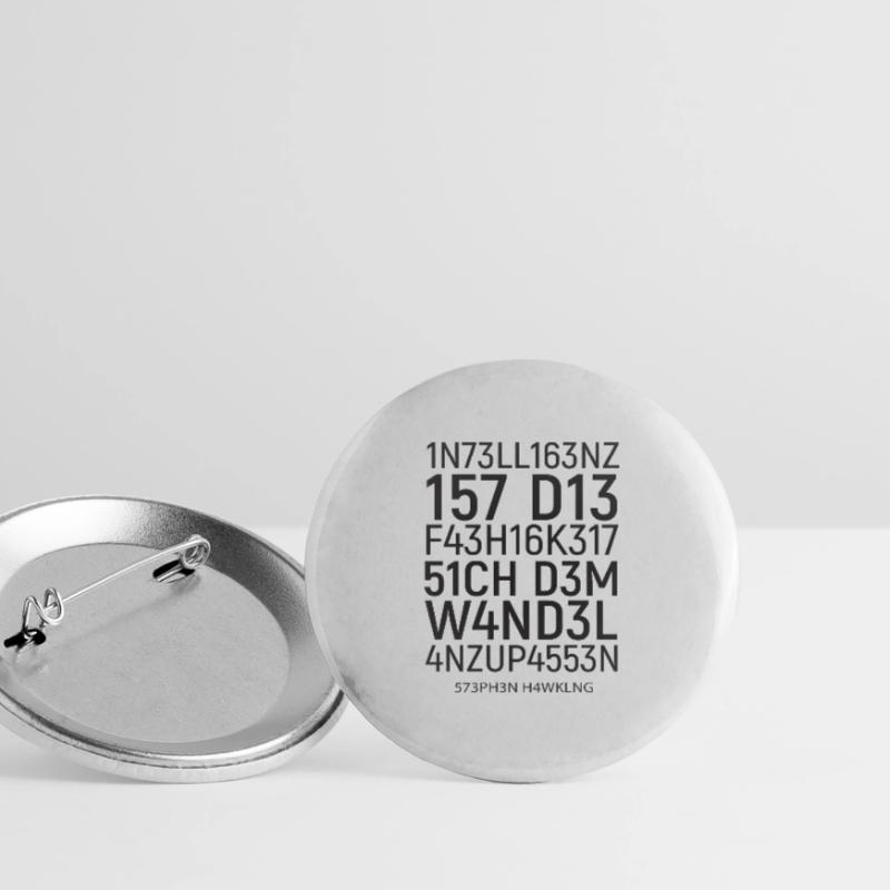 Intelligence is the ability ... Tricky, math Buttons large 2.2''/56 mm (5-pack)
