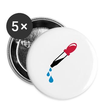 pipette - Buttons large 2.2''/56 mm (5-pack) - white - Front
