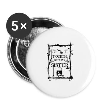 La soeur Sanderson - Lot de 5 grands badges (56 mm) - blanc - Devant