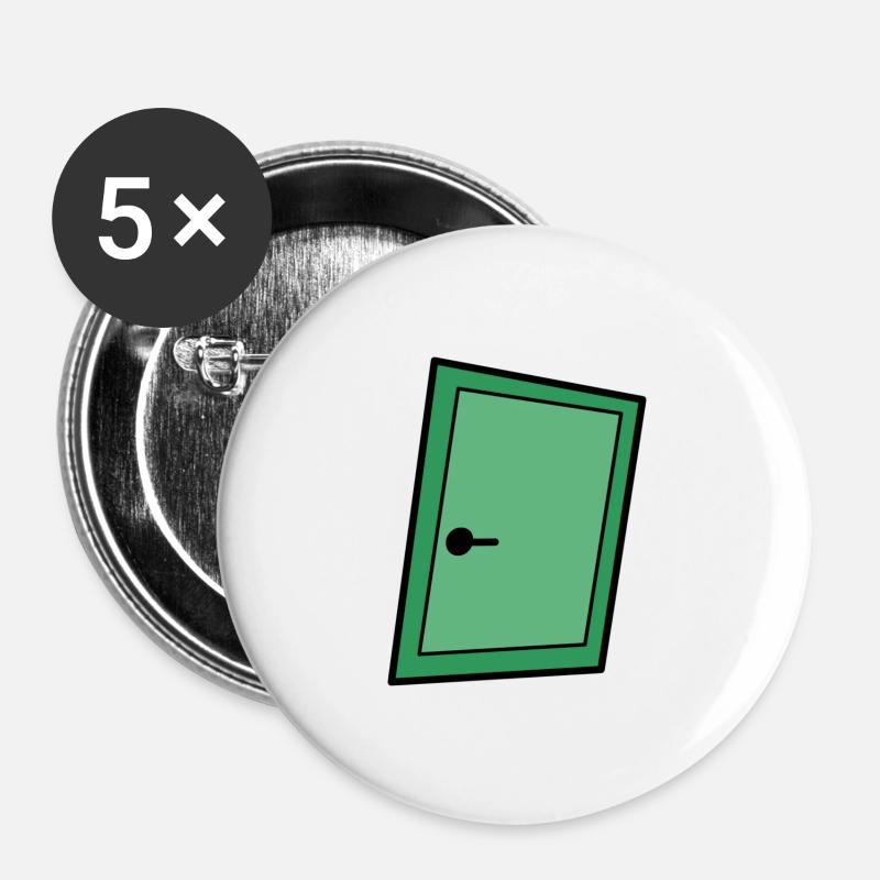 Surr - door - Buttons large 2.2''/56 mm (5-pack) - white