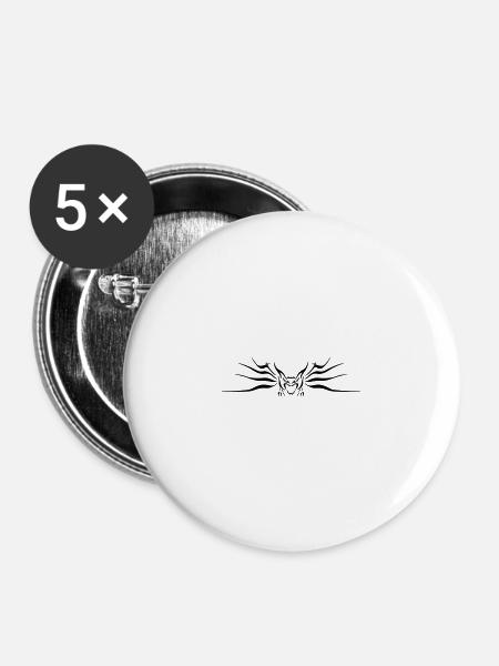 Dragon - Buttons large 2.2''/56 mm (5-pack) - white
