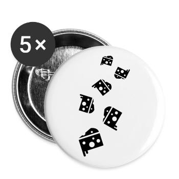 Sandwich Toast - Buttons large 2.2''/56 mm (5-pack) - white - Front