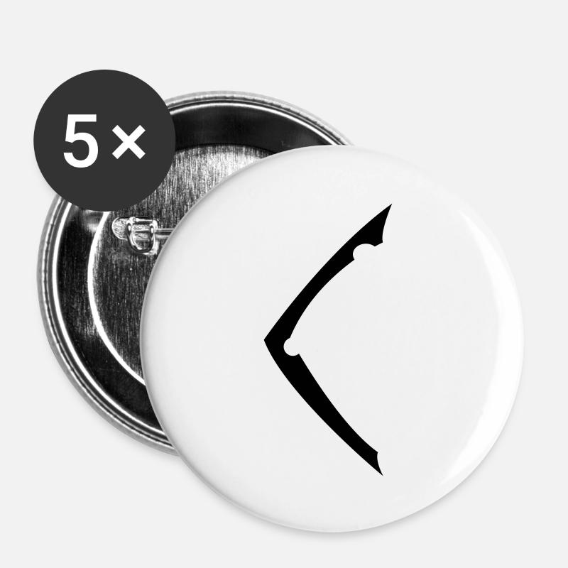 kaunan - Buttons large 2.2''/56 mm (5-pack) - white
