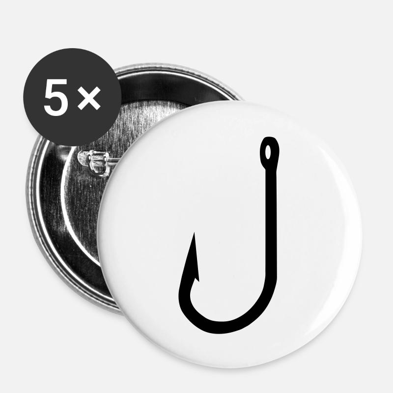 hook - Buttons large 2.2''/56 mm (5-pack) - white
