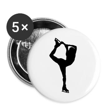 Skate - Buttons large 2.2''/56 mm (5-pack) - white - Front
