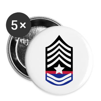 abzeichen2 - Lot de 5 grands badges (56 mm) - blanc - Devant