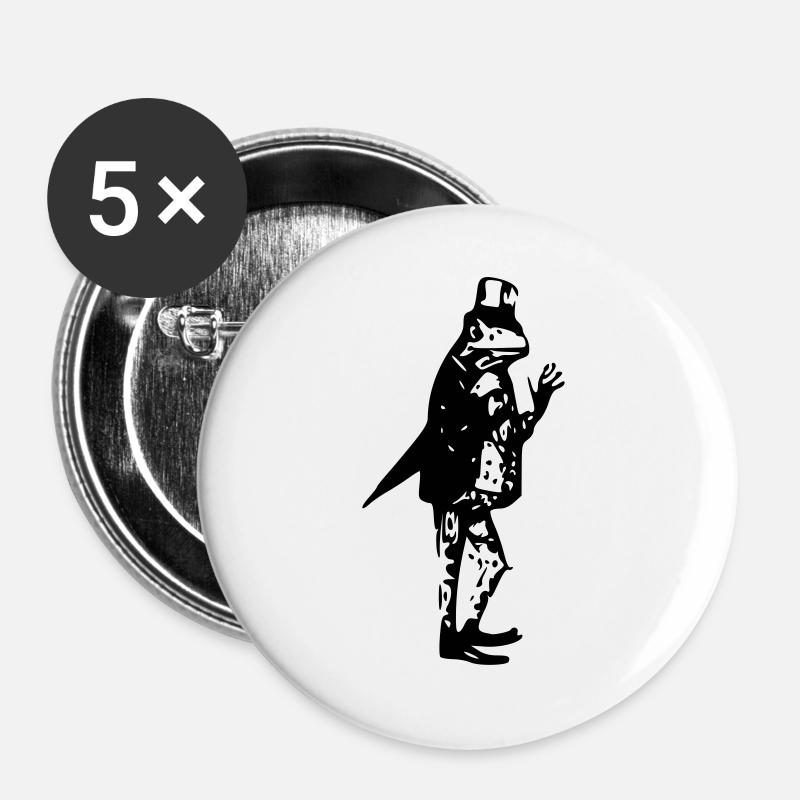 Frog - Buttons large 2.2''/56 mm (5-pack) - white