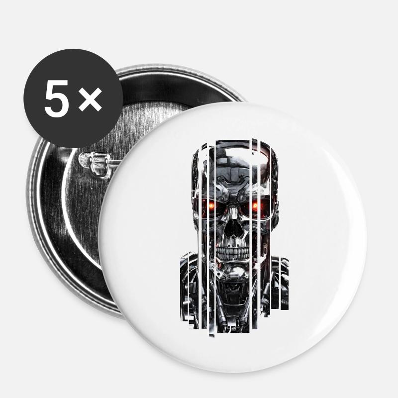 CSM 101 T-800 - Buttons large 2.2''/56 mm (5-pack) - white