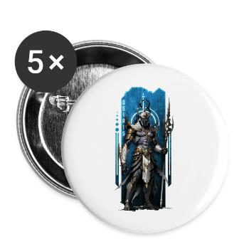 Osiris, Wächter des Jenseitsreichs - Buttons groß 56 mm (5er Pack) - Weiß - Vorne