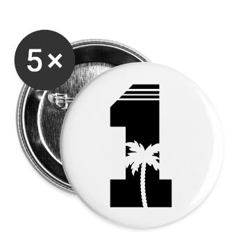 1 - Buttons groß 56 mm (5er Pack) - Weiß - Vorne