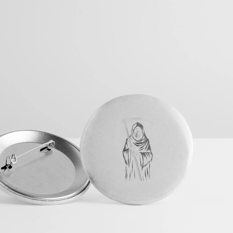 Grim Reaper - Superbe citation de Skeleton Time Lot de 5 grands badges (56 mm)