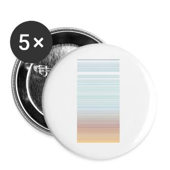 ATMOSPHERE - Buttons groß 56 mm (5er Pack) - Weiß - Vorne